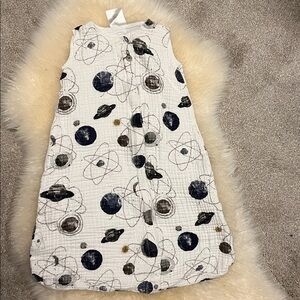 Little Unicorn Watercolor Roses Cotton Muslin Sleep Bag sack M 6-12 months